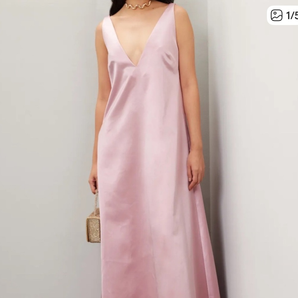 Staud Teagan Pink Dress